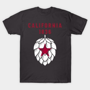 California State Flag 1835 - United States of Craft Beer T-Shirt